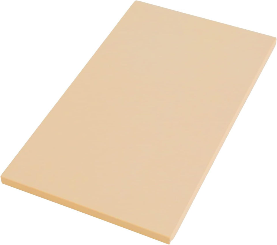 Asahi Cookin Cut rubber cutting board on a kitchen counter, ideal prep surface.