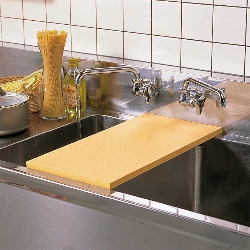 Top view of Asahi Cookin Cut board showing generous 16.5 x 9.8 inch prep space.