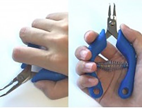 Asahi Industry Fish Bone Tweezers III ergonomic grip offers comfortable control for extended use