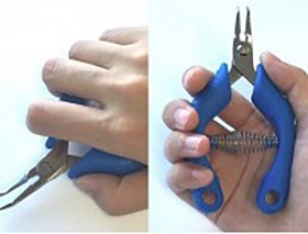 Asahi Industry Fish Bone Tweezers III ergonomic grip offers comfortable control for extended use