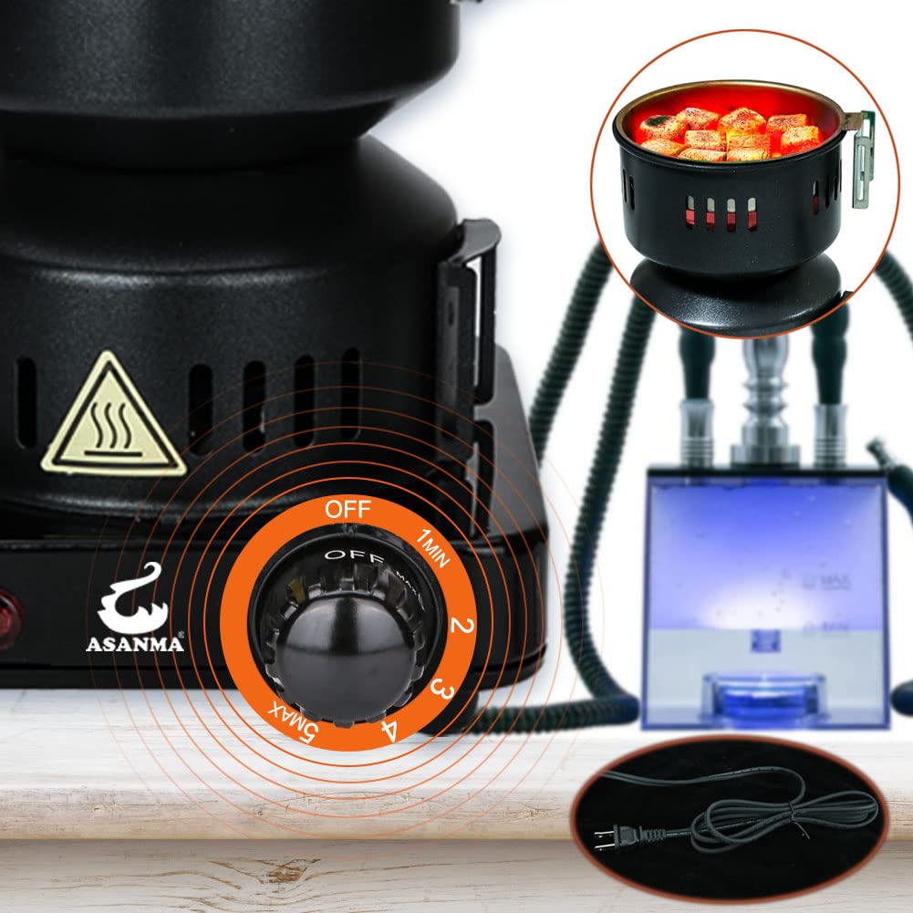 ASANMA ETL charcoal starter detachable tongs simplifies coal handling