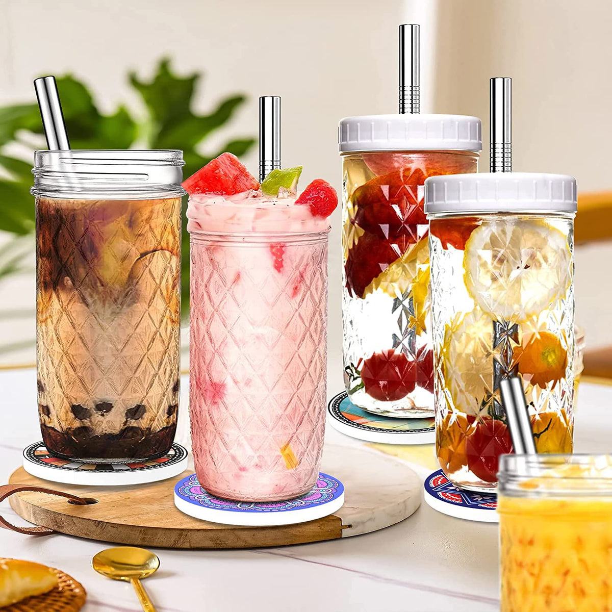ASANMEYO gift-ready packaging protects the glass set during delivery