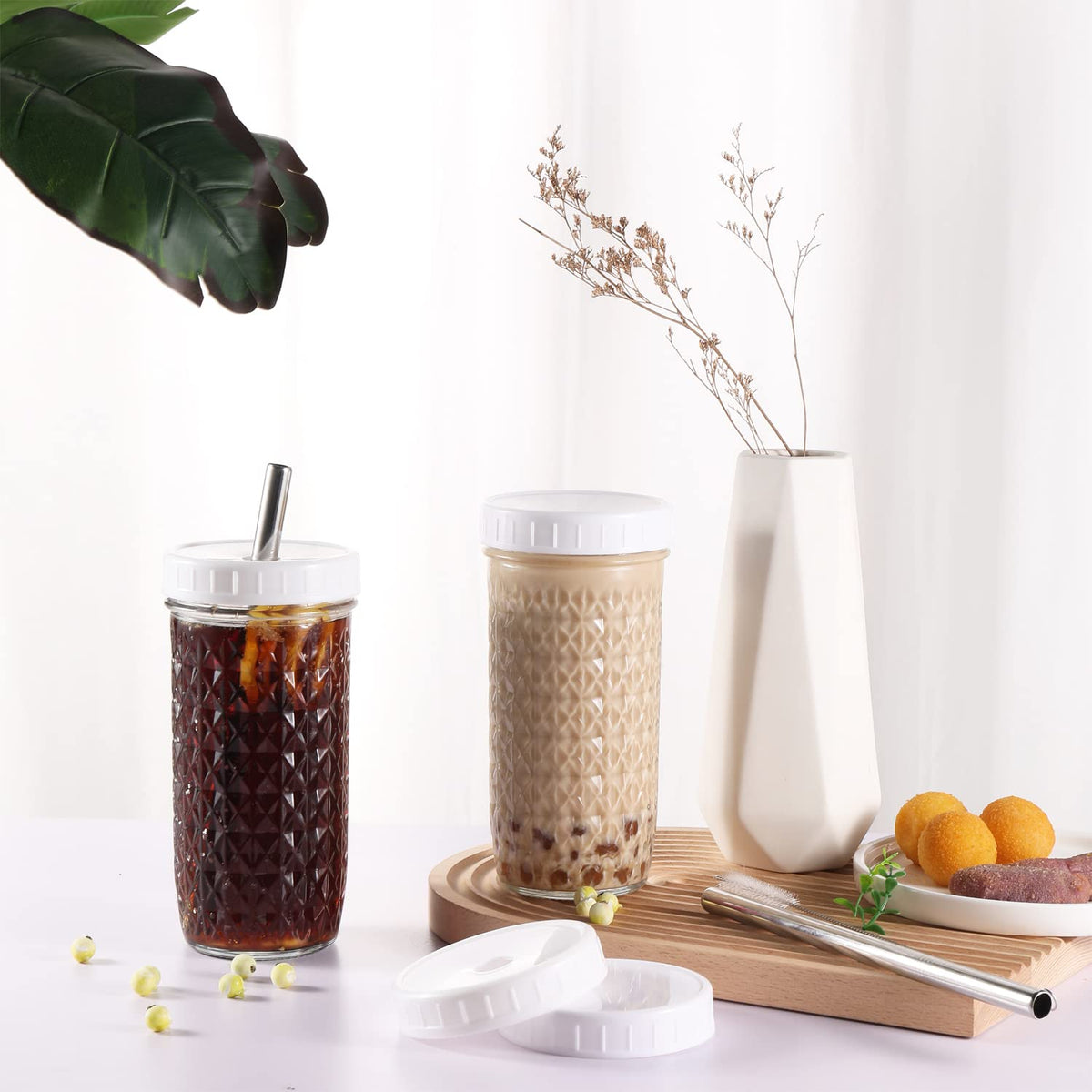 ASANMEYO stainless steel straws reduce waste and pair with any drink