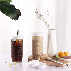 ASANMEYO stainless steel straws reduce waste and pair with any drink