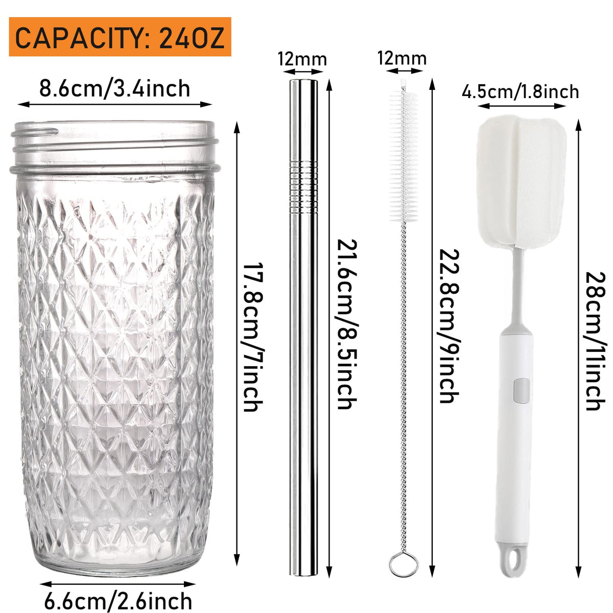 ASANMEYO white lids with hole for easy sipping and spill prevention