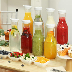 ASANMEYO reusable carafes help reduce waste and simplify hosting.