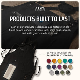 Asaya apron size flexibility with a 27x34 inch silhouette suitable for many users