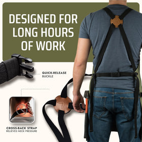 Asaya universal-fit apron suits both men and women while cooking