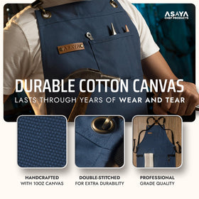 Asaya Apron bottle opener keeps grill essentials at hand