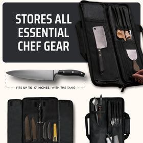 Asaya utensil slots illustrate space for four small tools and gadgets.