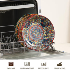 ASBEFORE microwave and dishwasher safe bowls for easy cleanup