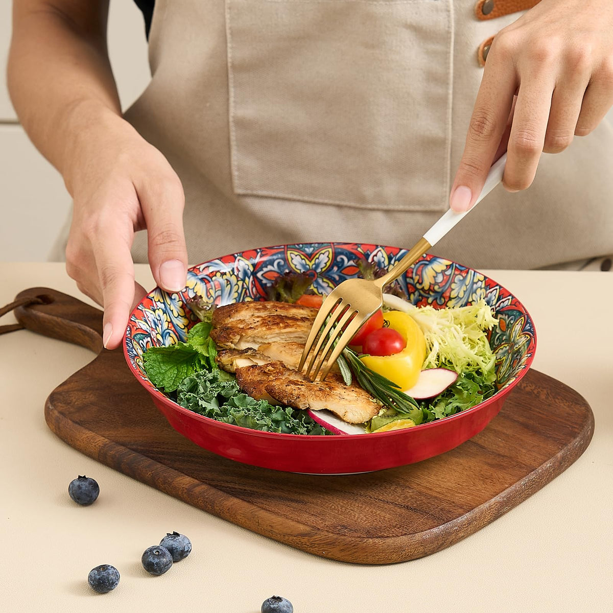 ASBEFORE odor-resistant glaze keeps flavors fresh between uses