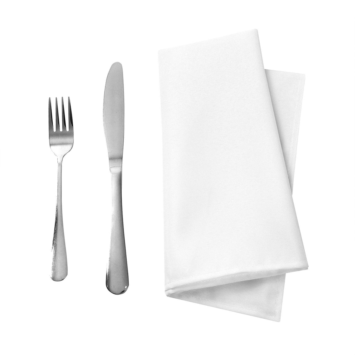 Hotel banquet setup featuring Ascoza white napkins for professional tables