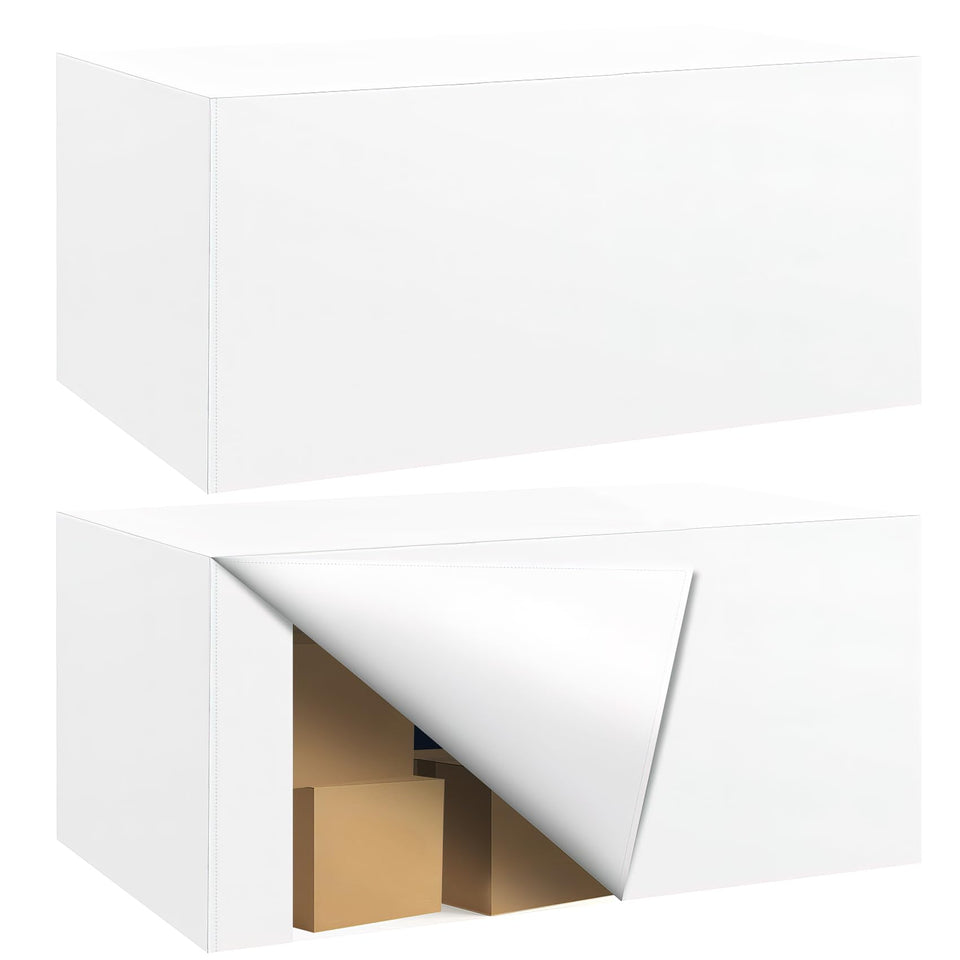Ascoza two-pack fitted tablecloth for 6 ft tables in white, ready for event setup