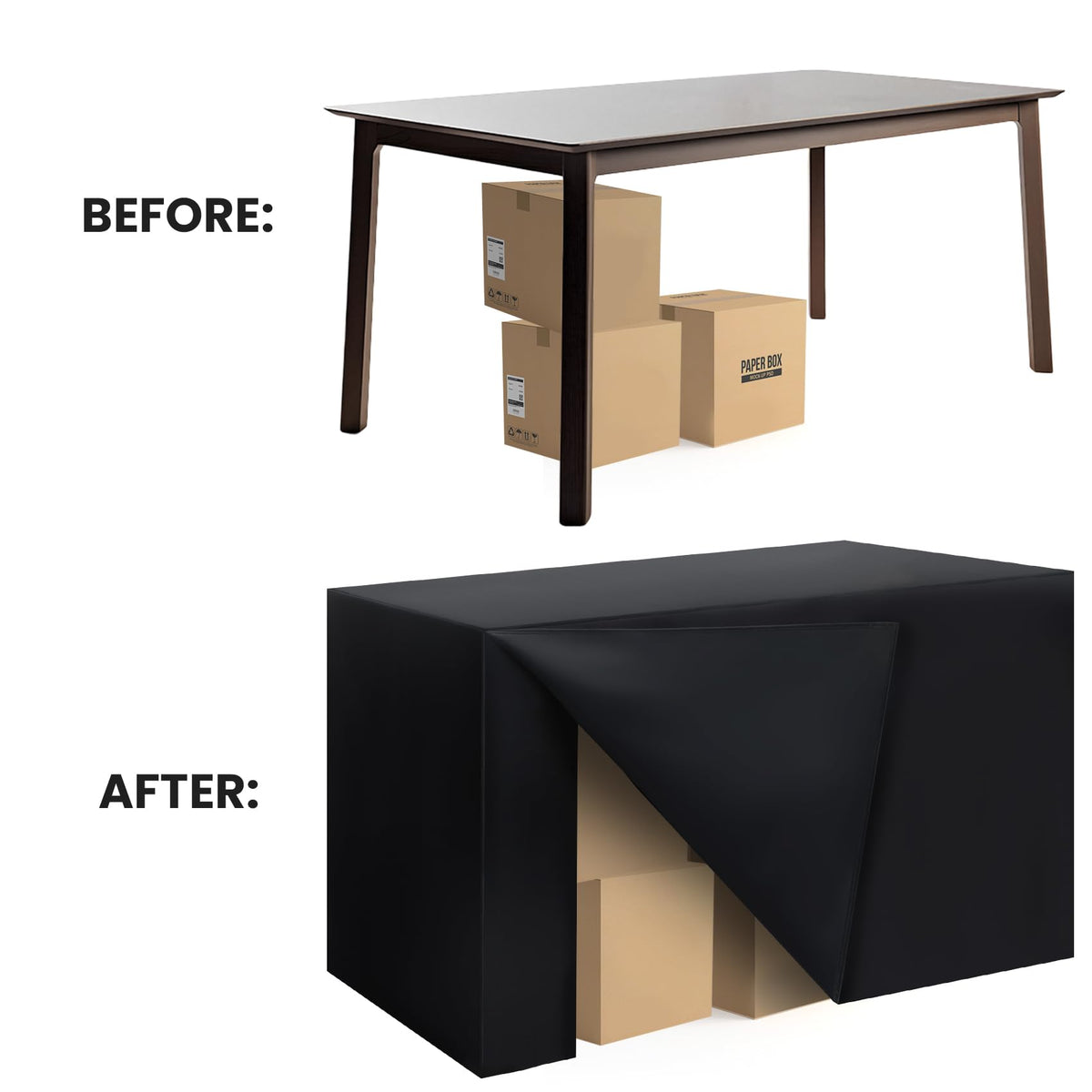 Ideal for weddings and trade shows, boosting table presentation.