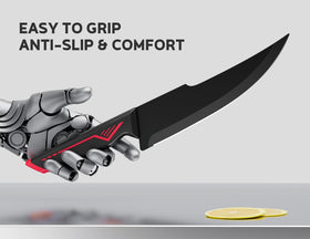 ASETY 8-inch chef knife and 7-inch santoku in one complete set