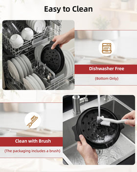 ASHDOL BPA-free material ensures safe contact with shredded ingredients.