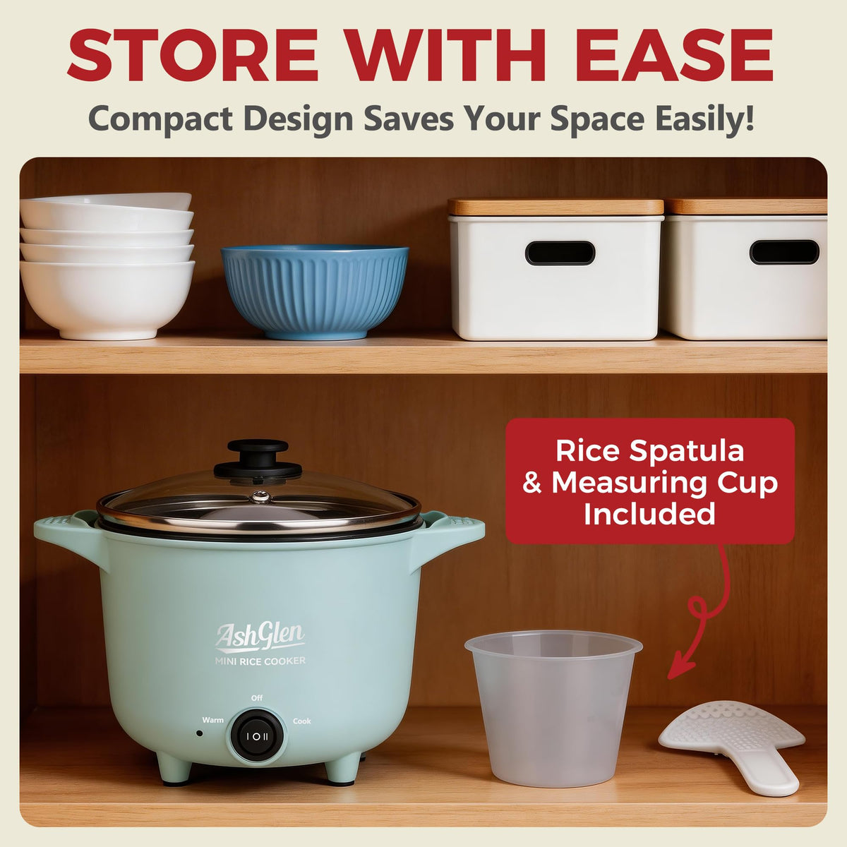 AshGlen compact portable pot ideal for dorms and travels.