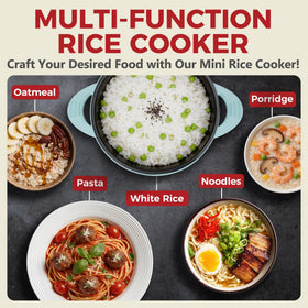 AshGlen mini hot pot with dual modes enables quick noodles or oatmeal and keeps meals warm.