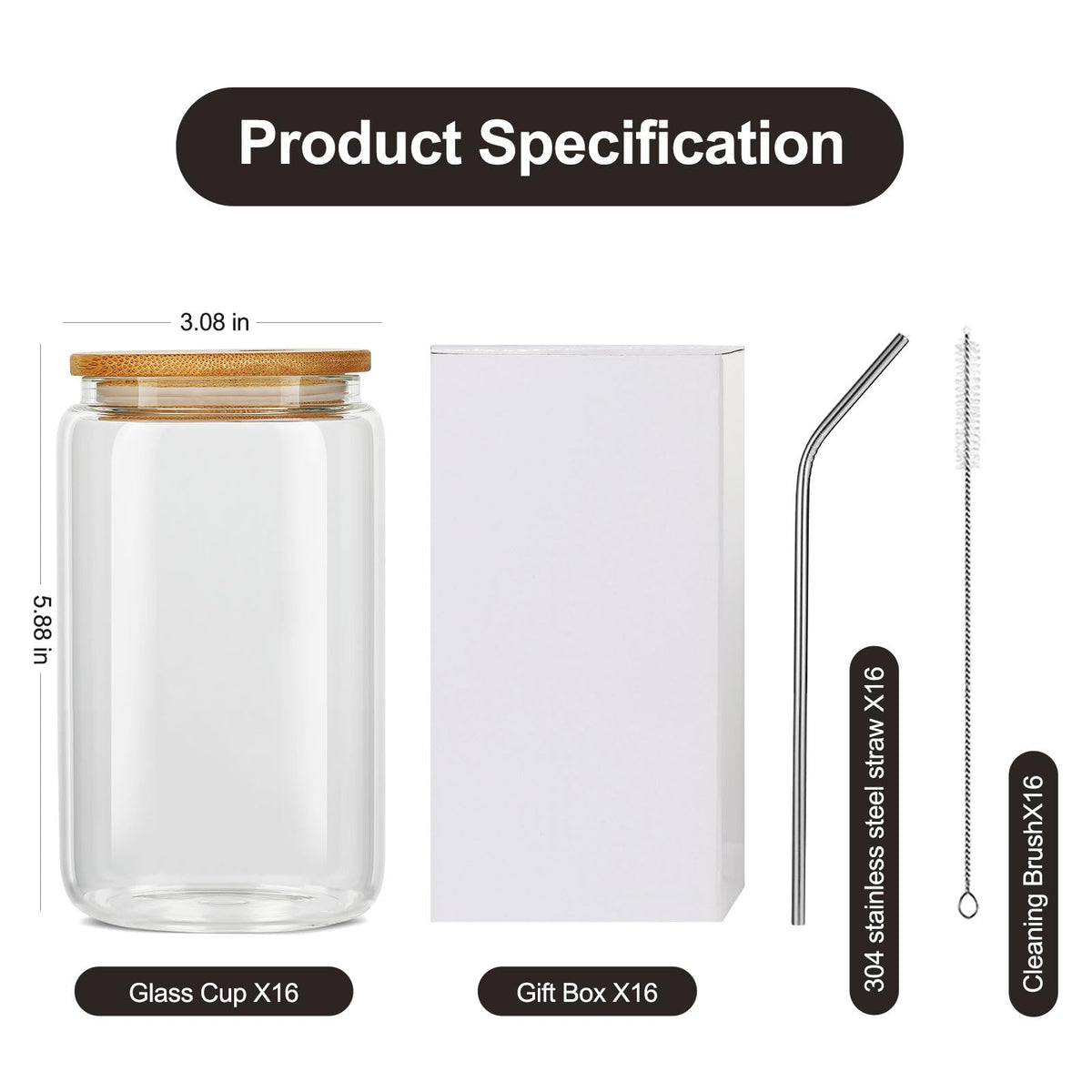 Stainless steel straws reduce waste while matching ASKIZ glass cups