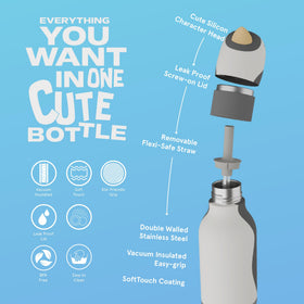 Asobu Bestie 16-ounce stainless steel bottle keeps drinks cold longer.