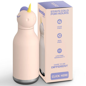 asobu Bestie Bottle 16oz insulated steel, kid-friendly for all-day hydration on the go