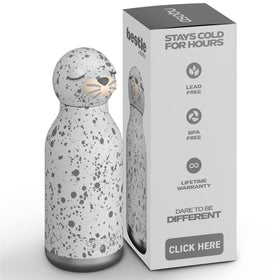 Asobu Bestie Bottle with Bryn the Ducky head for playful hydration on the go