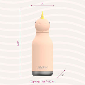 asobu Bestie Bottle fits in school bags and backpacks for convenient hydration