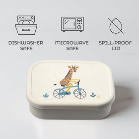 asomic crocodile silicone bento box dishwasher safe for easy cleanup
