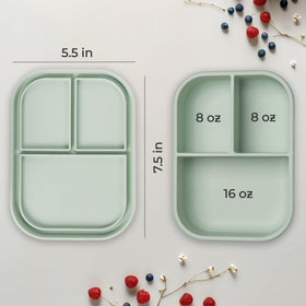 asomic crocodile silicone bento box leakproof lid prevents spills
