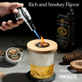 Asovnis wood chips six flavors offering varied smoky infusions