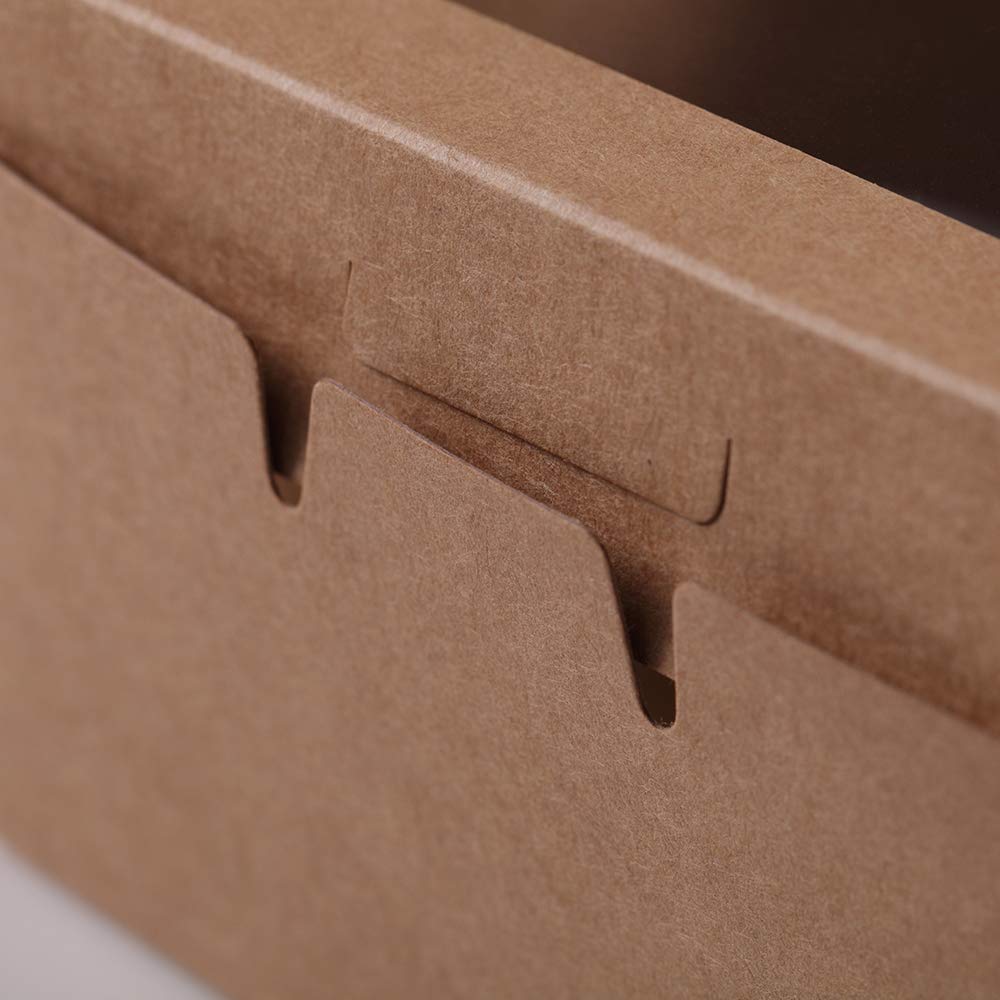 Asrnten Bubbley compact takeout box fits donuts, mini cakes, and pies.