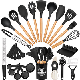Astercook 39-piece silicone utensils set for versatile everyday cooking.