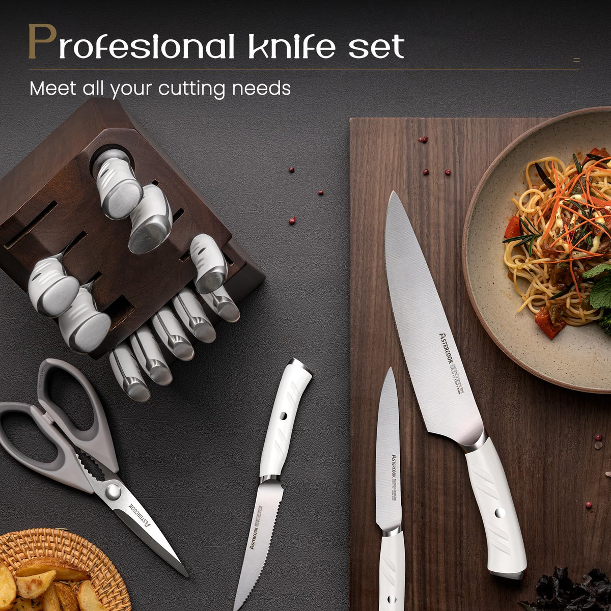 Astercook 5-inch utility knife for everyday tasks.