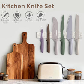 Astercook 7-inch Santoku knife designed for precise chopping and dicing.