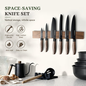 Astercook 7-inch Santoku knife for versatile chopping.