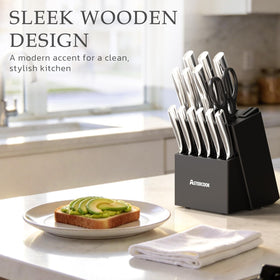 Astercook 8-inch slicing knife for clean meat and produce cuts