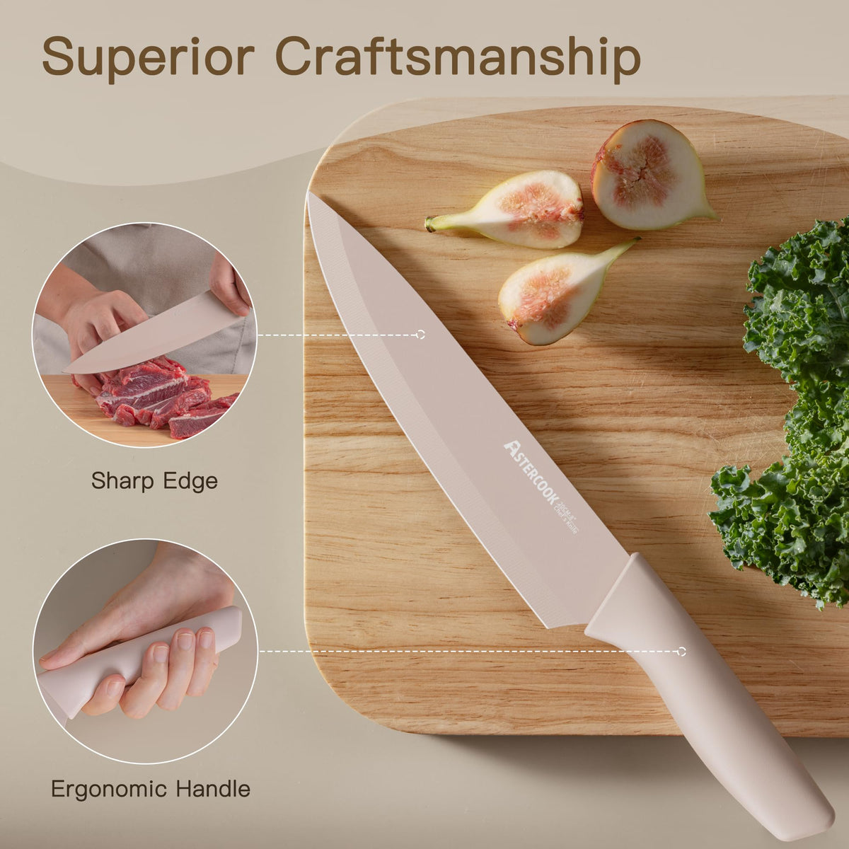 Astercook blade guards six-pack keeps blades protected and organized