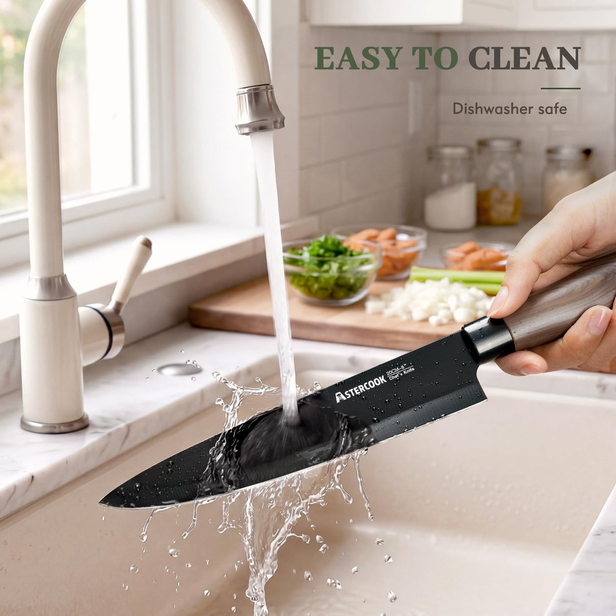 Astercook blade guards (6-pack) protect blades and simplify storage.