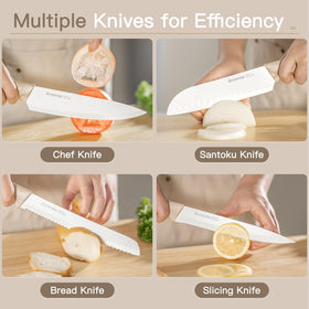 Astercook blade guards providing safe blade storage
