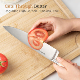 Astercook built-in sharpener keeps edges sharp between uses