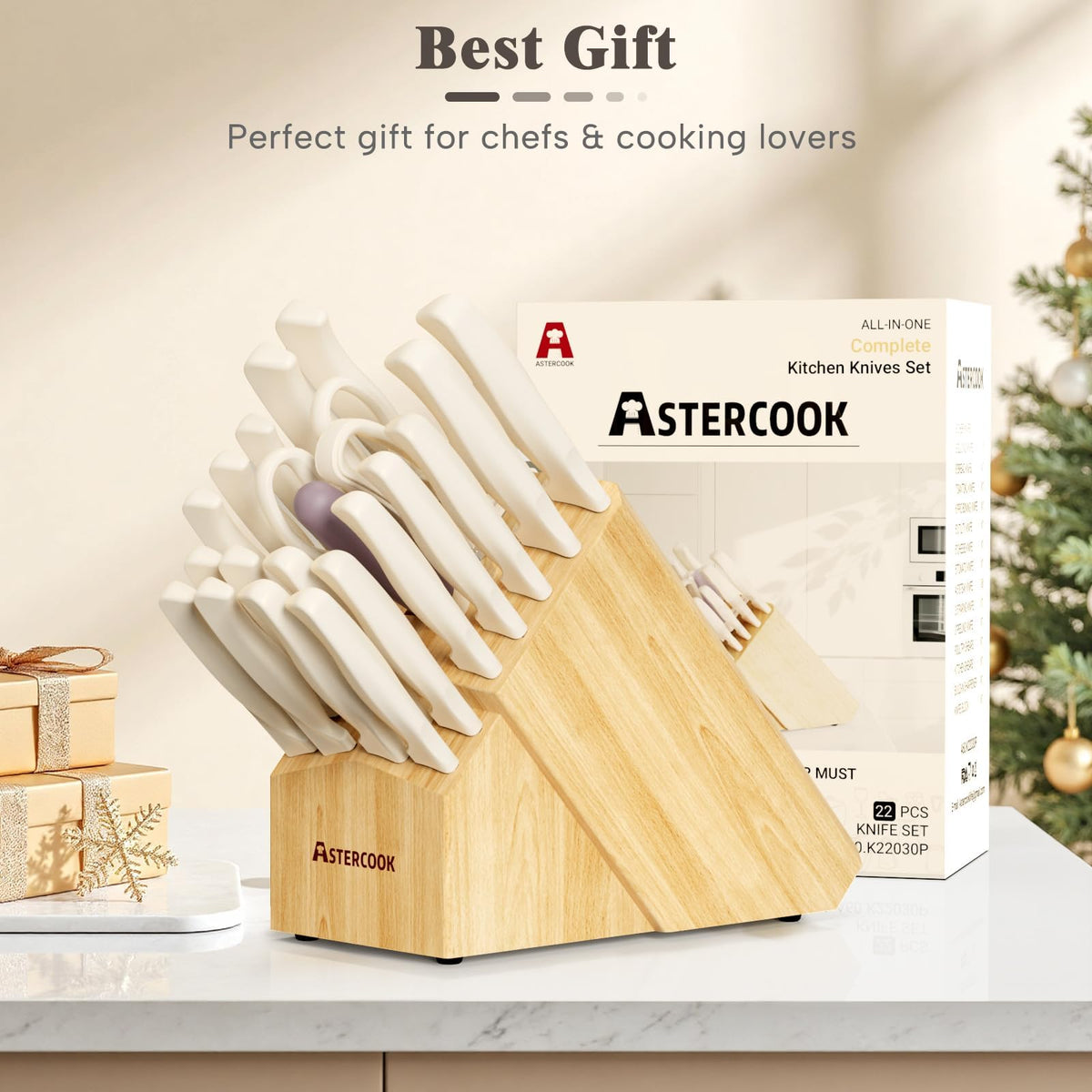 Detailed blade edge of Astercook knife highlighting sharpness
