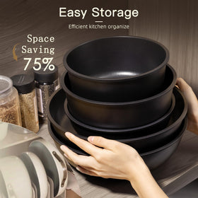 Astercook durable aluminum construction supports long-term use
