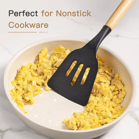 Astercook easy-hang storage design keeps utensils within reach.