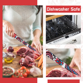 Astercook ergonomic whale-handle for comfortable grip during prep