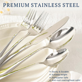 Astercook flatware with elegant design enhances dining ambience during meals