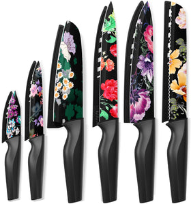 Astercook flower knife set: 8-inch chef knife for precise chopping and professional results.