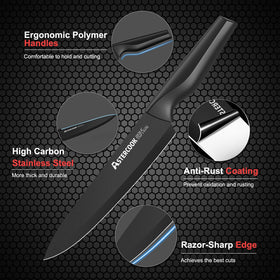 Astercook German stainless steel blades stay sharp and rust resistant