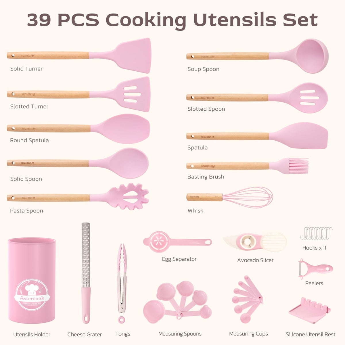 Astercook gift-ready set ideal for holidays and new cooks.