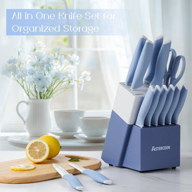 Astercook high-carbon stainless steel blade for long-lasting sharpness